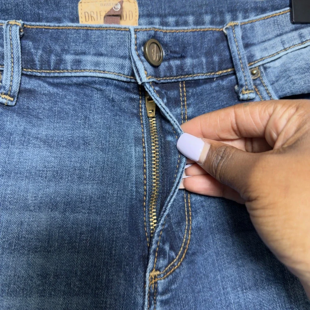 Driftwood Farrah Women Jeans 29" Classic Fit Embroidered Flare Boho Western - Picture 11 of 14